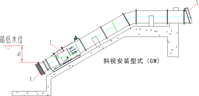 轴流泵斜式安装